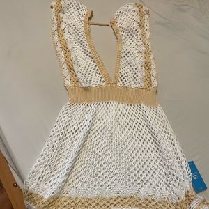Crochet beach cover up